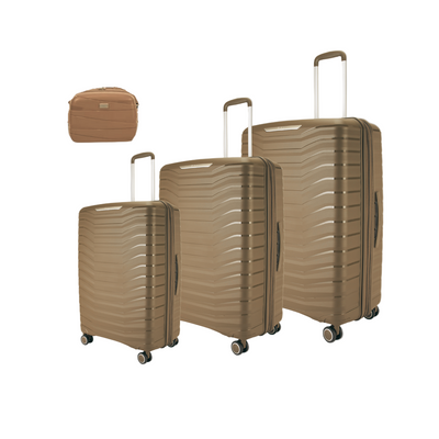 Monochrome Beige Suitcase Collection Set Of 4