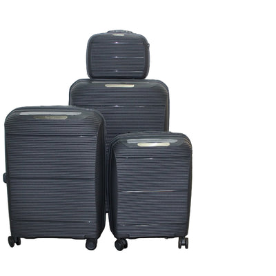 Pierre Cardin Dark Grey Suitcase Collection Set Of 4 PC86374W8