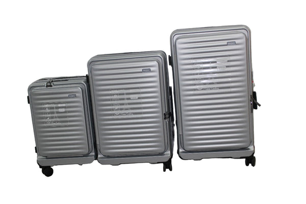 Pierre Cardin Silver Suitcase PC86321 - ABS Hard Shell with TSA