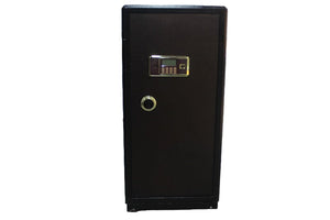 Digital Brown 2 Keys And Screen Fireproof Office Safe Box