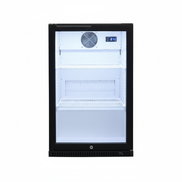 Nikura 126L Glass Door Mini Fridge | Commercial Beverage Cooler