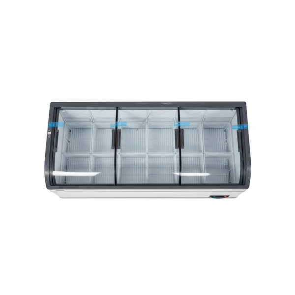 Nikura 718Y Top Glass Curved Freezer | Commercial Display Chest
