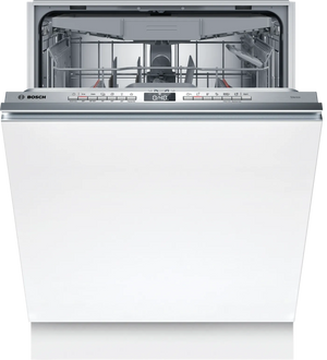 Bosch SMV4HMX01Z built-in dishwasher front view with top controls visible
