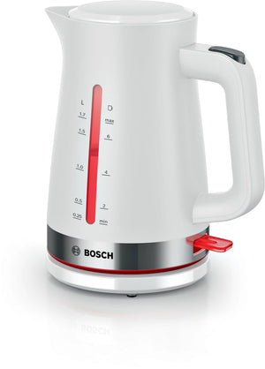Bosch MyMoment Kettle TWK4M221 in white with red accent