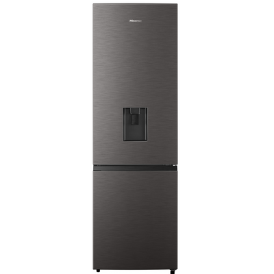 Hisense H370BIT-WD 263L Combi Refrigerator with Water Dispenser - Titanium Inox
