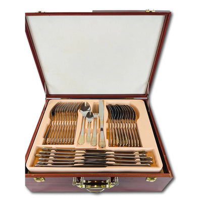 Cutlery Case 72 Pieces Stainless Steel