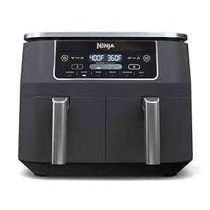 Ninja Foodi Dual Zone 7.6L Air Fryer DZ201 - 2 Basket, 6 Functions