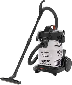 Hitachi 25L 1600W  Wet & Dry Drum Vacuum Cleaner CV-975PW