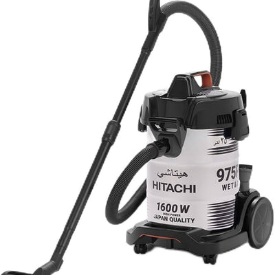 Hitachi 25L 1600W  Wet & Dry Drum Vacuum Cleaner CV-975PW