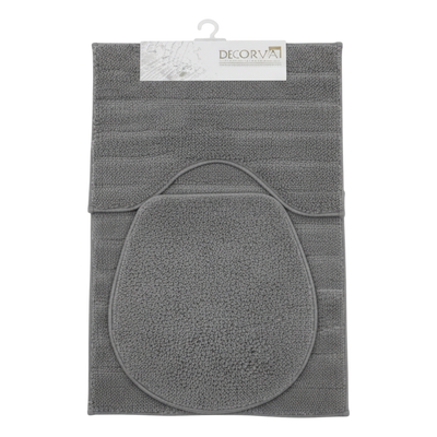 Naji 3-Piece Bathroom Mat Set - Spa-Quality, Non-Slip & Absorbent