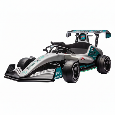 8K 1:1 Kids' Electric F1 Racing Car - Front Three-Quarter View