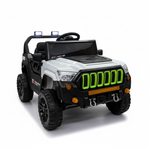 8K 1:1 Kids' Electric Jeep - Front Three-Quarter View