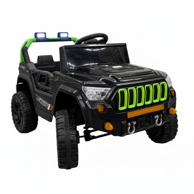 8K 1:1 Kids' Electric Jeep - Front Three-Quarter View