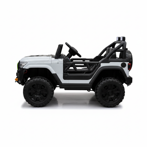 8K 1:1 Kids' Electric Jeep - Side Profile View