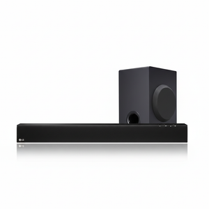 8K 1:1 LG Soundbar System - Front View