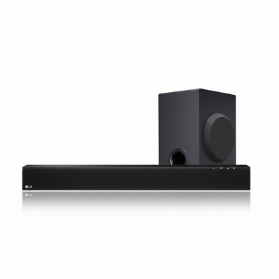 8K 1:1 LG Soundbar System - Front View