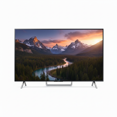 8K 1:1 Samsung Smart TV - Front View