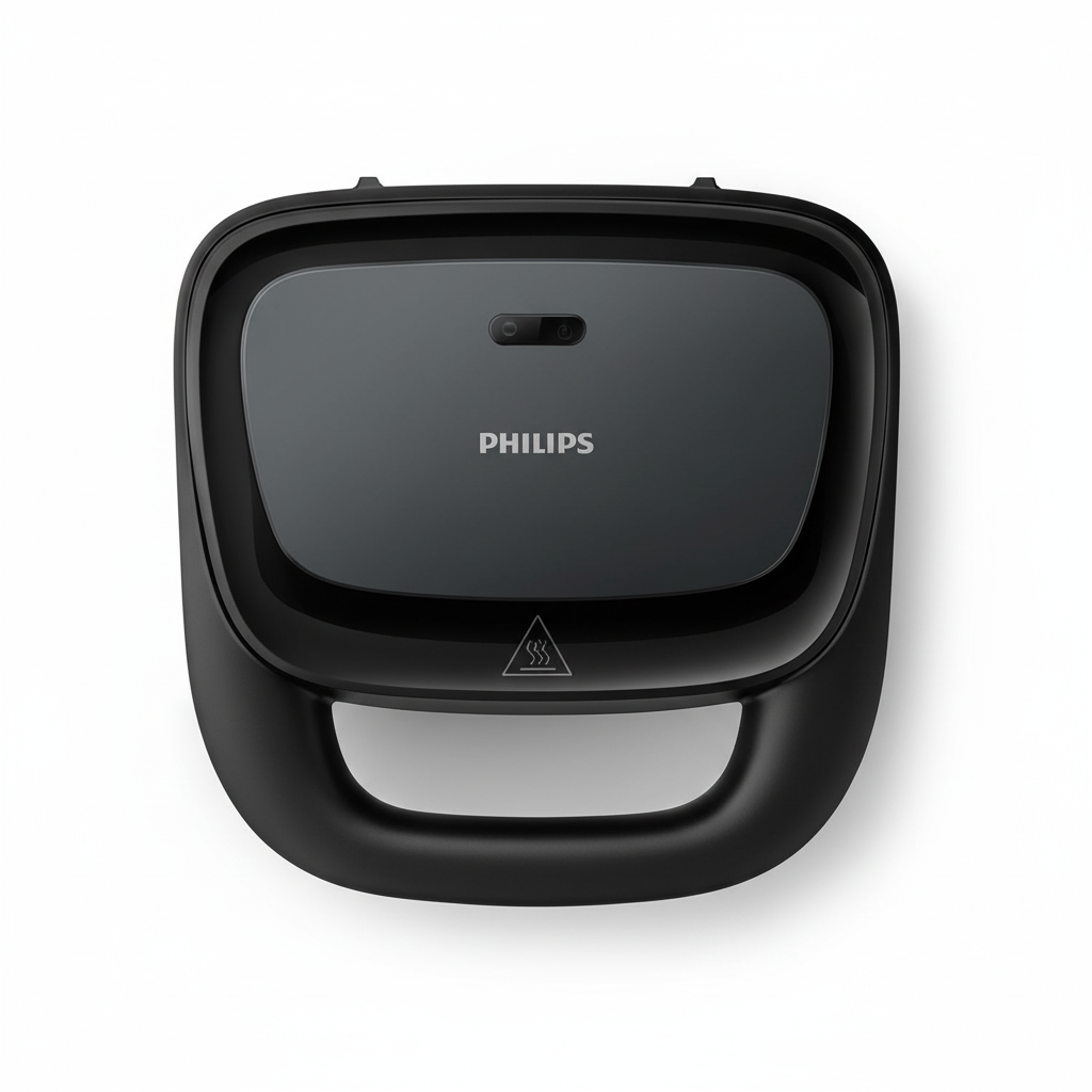 8K Philips sandwich maker - closed top view