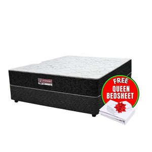 Sleep Comfort Queen Size Orthopedic Spring Bed Set + Free Queen Bedsheet