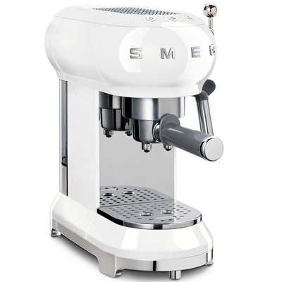 Smeg Espresso Manual Coffee Machine ECF01WHEU