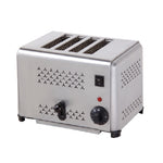 Commercial 4 Slot Stainless Steel Toaster
