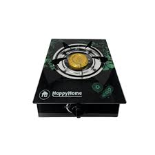 Happy Home 1 Burner Tempered Glass Tabletop Gas Stove