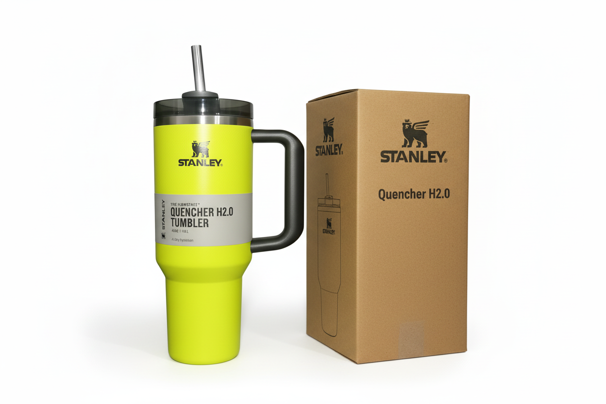 Stanley Quencher H2.0 Tumbler with Brown Box