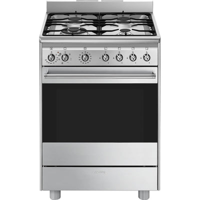 Smeg 60 x 90cm Full Gas Stove SSA91GGX2