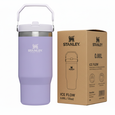 Stanley Ice Flow Tumbler with Brown Box