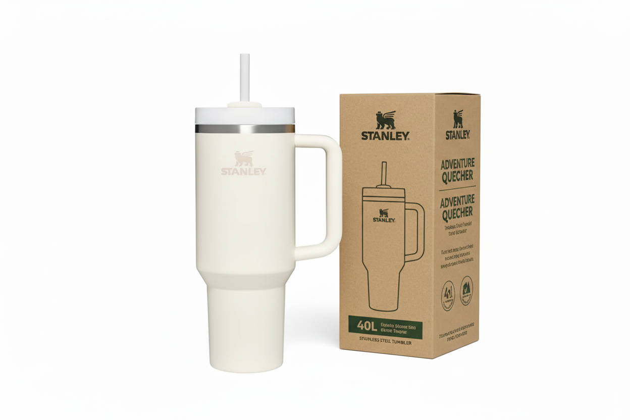 Stanley Adventure Quencher Travel Tumbler with Brown Box