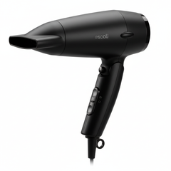 Angle View – Escali Compact Foldable Hair Dryer