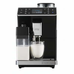 Automatic espresso machine front view 8K