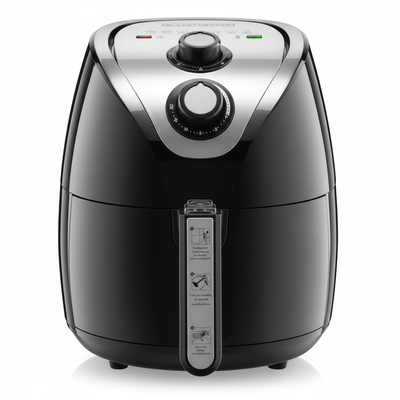 Black+Decker Air Fryer - Front View Square