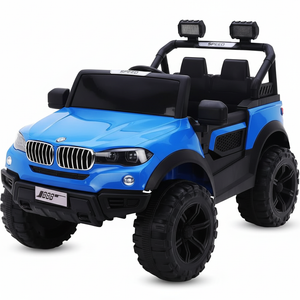 Blue BMW X5 Style Ride-On Jeep - Mirrored