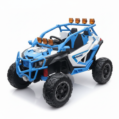 Blue White UTV Buggy - Facing Left