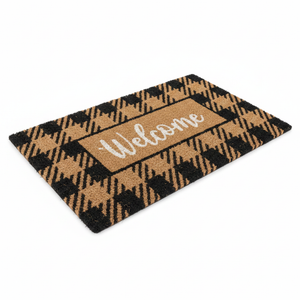 Buffalo Check Welcome Mat – 3/4