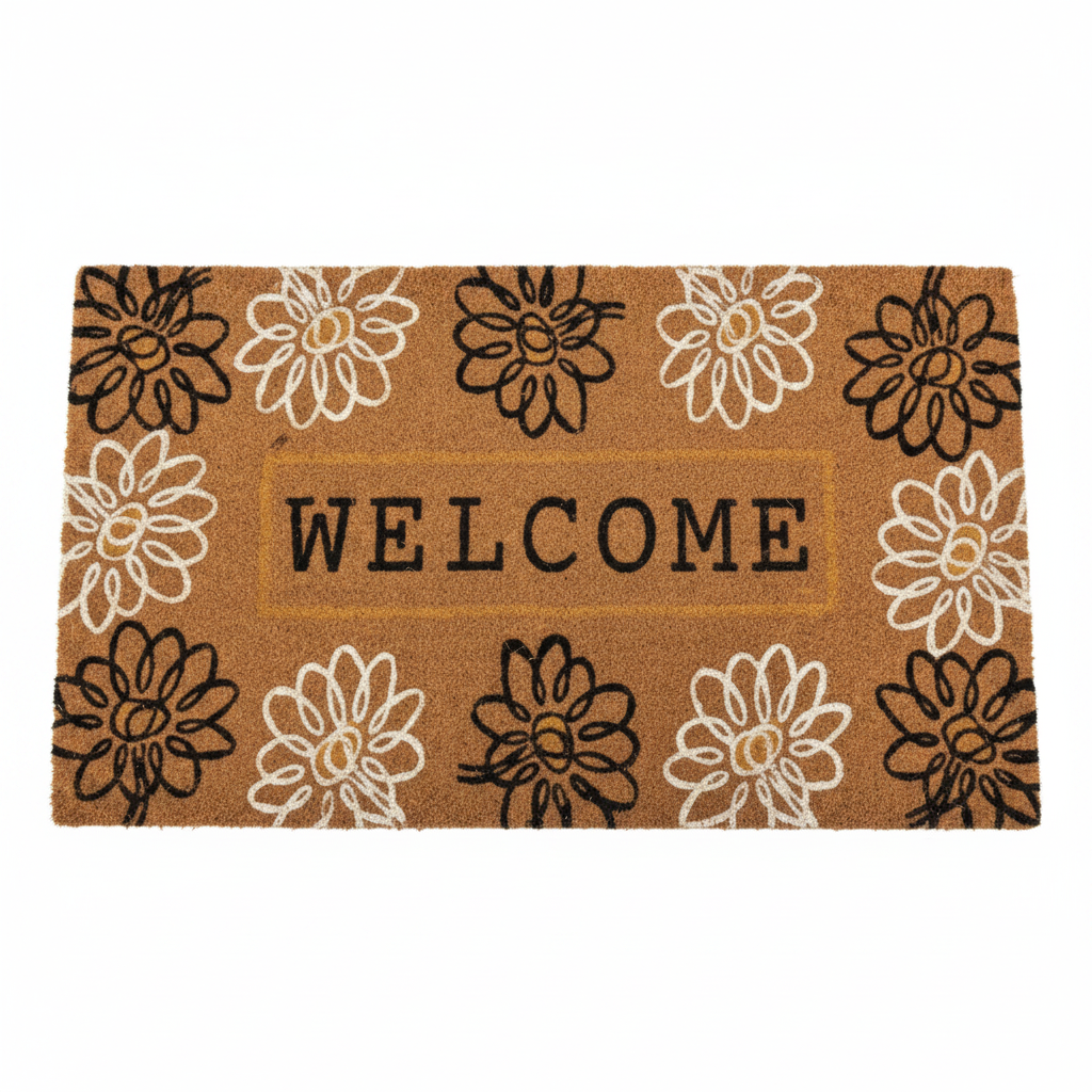 BYMART Welcome Door Mat – Flat Lay
