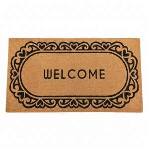BYMART WELCOME Oval Lace Mat – Top View