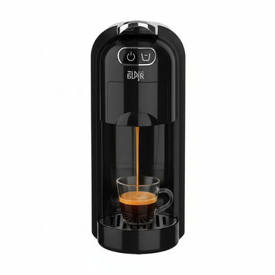 Capsule espresso machine front view 8K