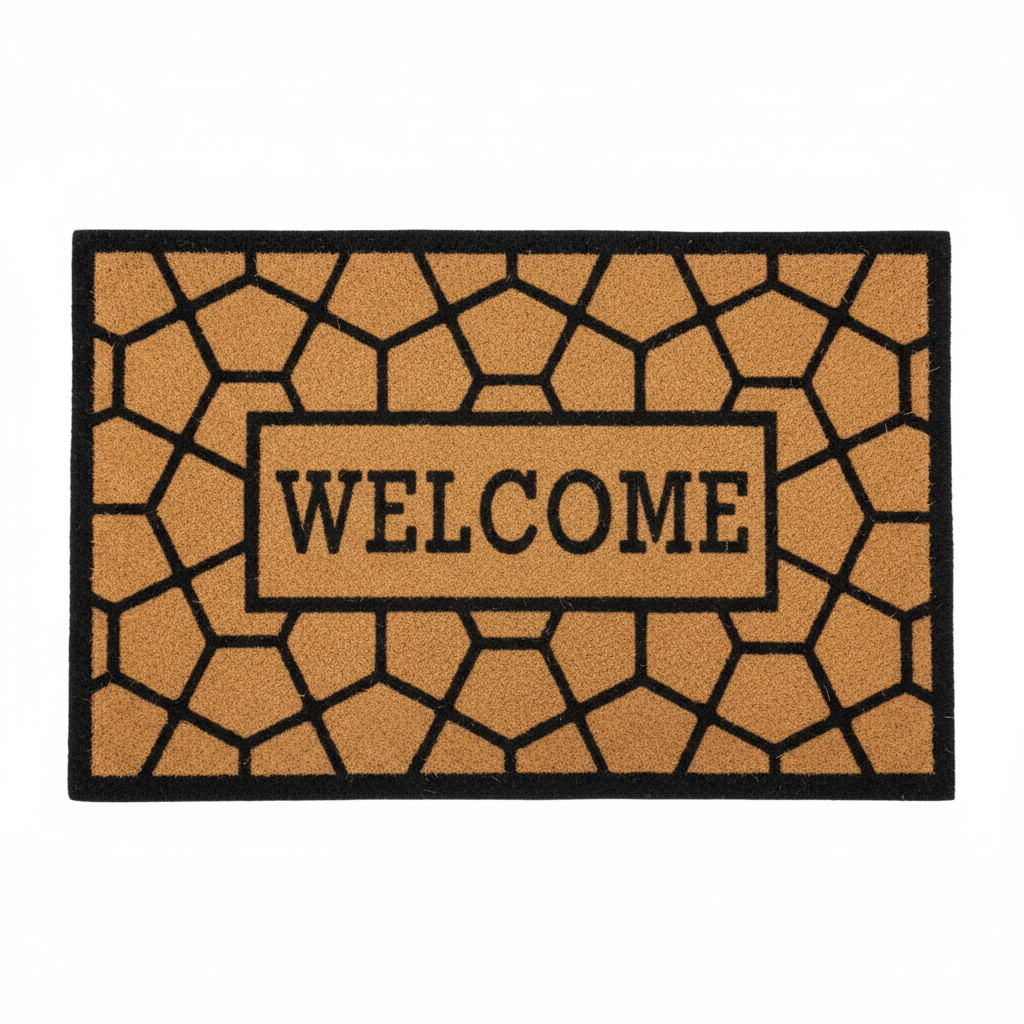 Cobblestone Welcome Mat – Top