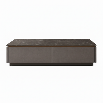 Dark Marble Coffee Table – Front
