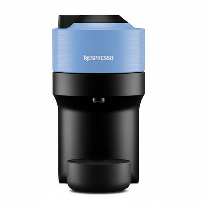 DeLonghi Nespresso Vertuo Pop Blue with enhanced lighting