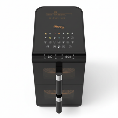 Dual-Basket Air Fryer - Overhead View Square