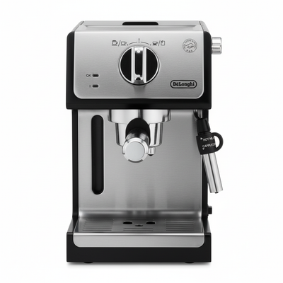 Espresso machine front view 8K