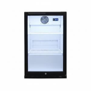 Glass Door Display Fridge Front View