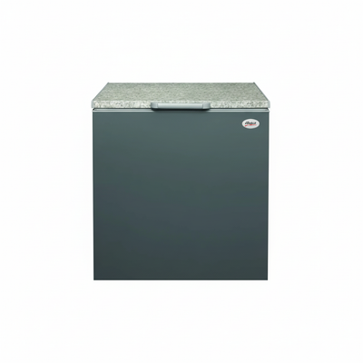 Grey Chest Freezer Upright Front