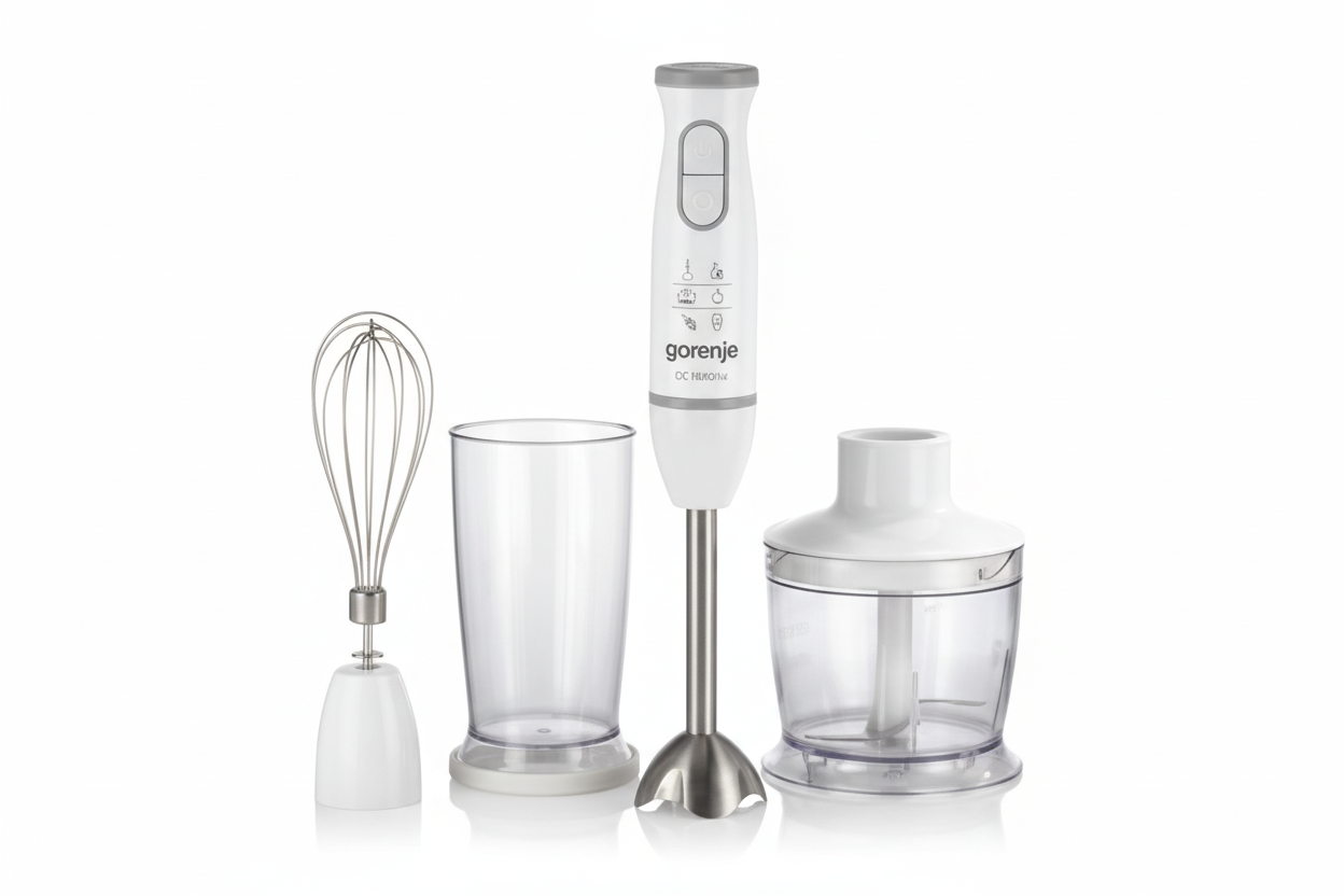 Hisense Stick Blender Set HHBC564QW with enhanced lighting