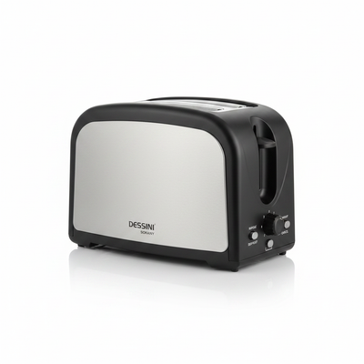 Dessini 2-Slice Toaster front view studio white background