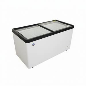 Commercial chest freezer chiller – 3/4 angle view