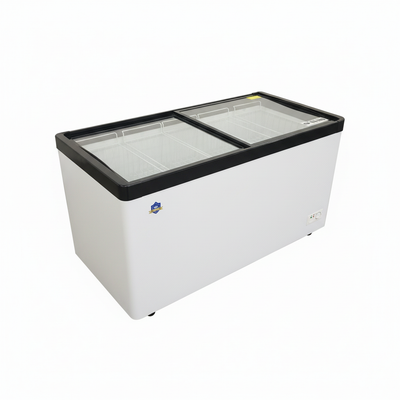 Commercial chest freezer chiller – 3/4 angle view